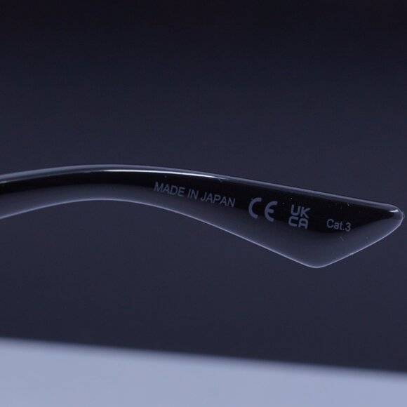 Saint Laurent SL 758 001 Sunglasses Black Cat Eye Frame, Dark Grey Lenses main image 4